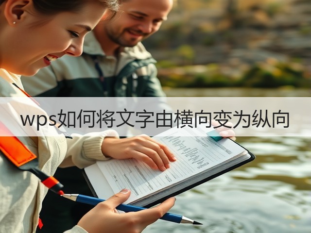 wps如何将文字由横向变为纵向(图2) wps如何将文字由横向变为纵向(图2)