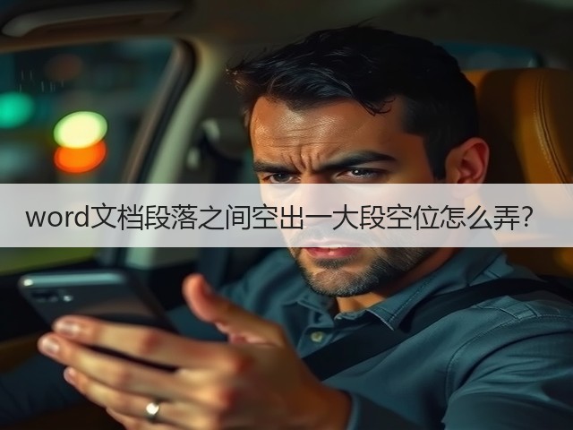 word文档段落之间空出一大段空位怎么弄?(图3) word文档段落之间空出一大段空位怎么弄?(图3)