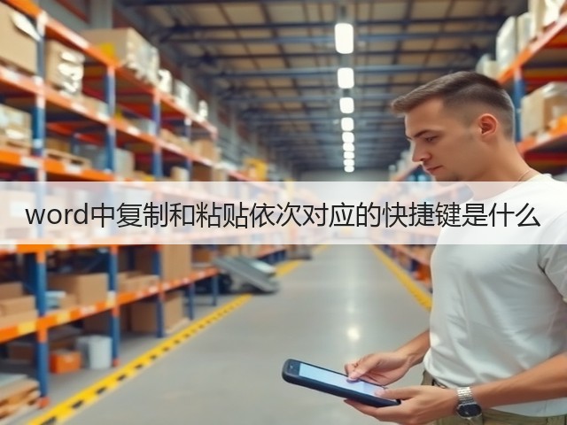 word中复制和粘贴依次对应的快捷键是什么(图2)