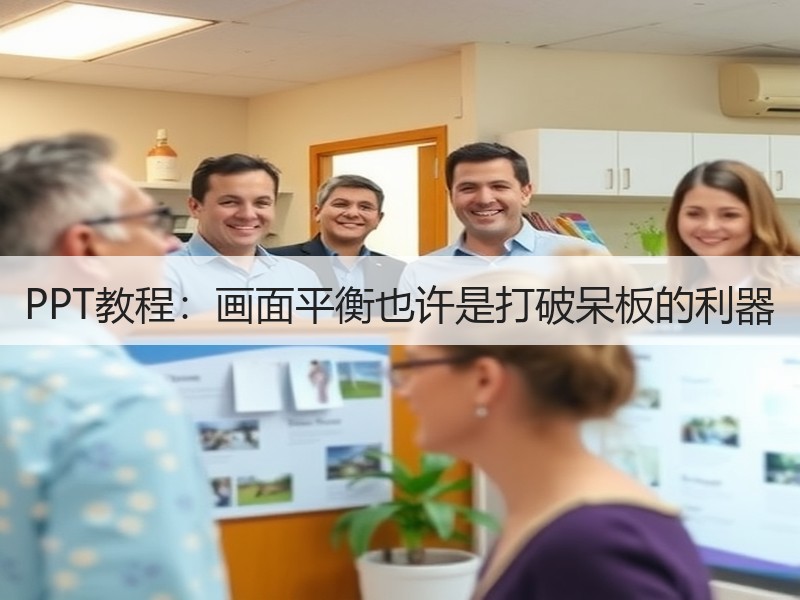 PPT教程：画面平衡也许是打破呆板的利器 - 诺云壹观办公网