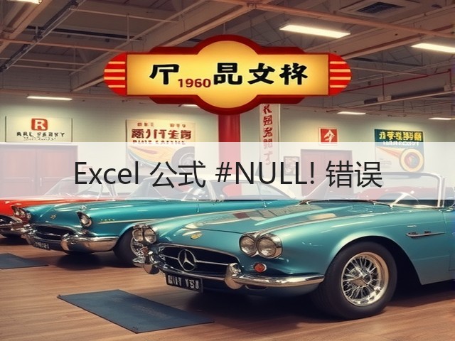 Excel 公式 #NULL! 错误(图3) Excel 公式 #NULL! 错误(图3)