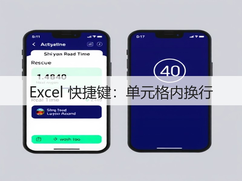 Excel 快捷键：单元格内换行 - 诺云壹观办公网