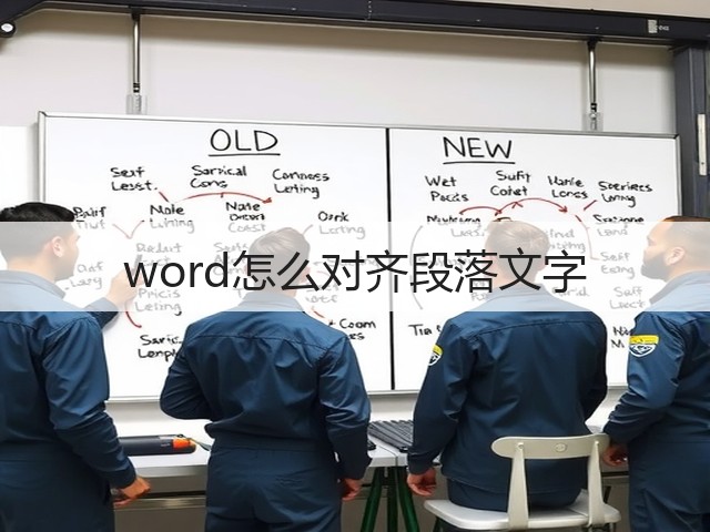 word怎么对齐段落文字(图3)