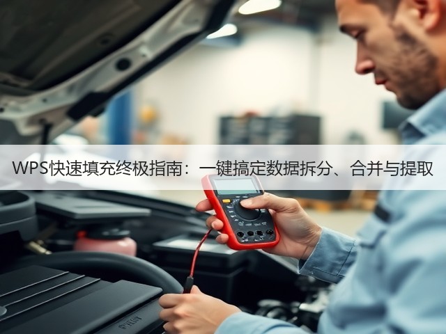 WPS快速填充终极指南:一键搞定数据拆分、合并与提取(图1) WPS快速填充终极指南:一键搞定数据拆分、合并与提取(图1)