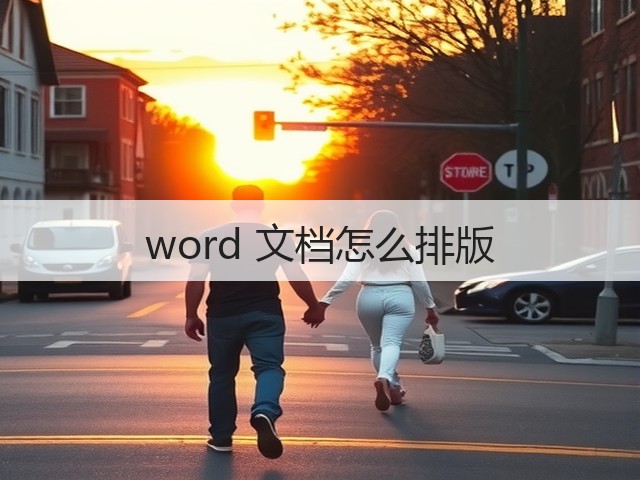 word 文档怎么排版(图2) word 文档怎么排版(图2)