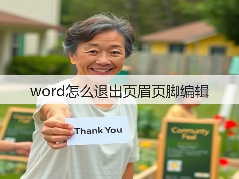 word怎么退出页眉页脚编辑 - 诺云壹观办公网