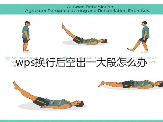 wps换行后空出一大段怎么办(图3)