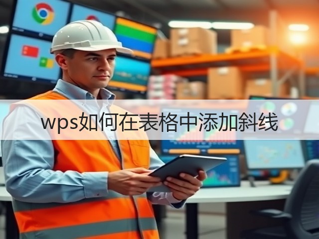 wps如何在表格中添加斜线(图1) wps如何在表格中添加斜线(图1)