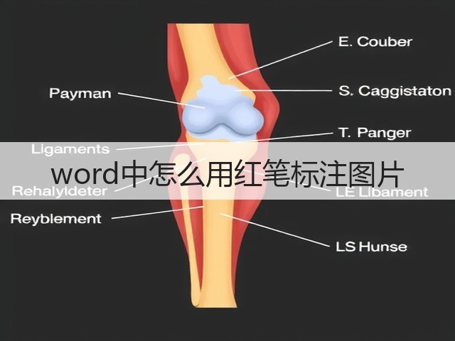 word中怎么用红笔标注图片(图1) word中怎么用红笔标注图片(图1)