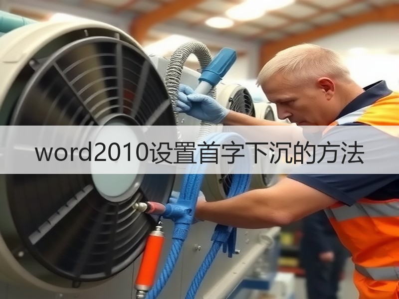 word2010设置首字下沉的方法 - 诺云壹观办公网
