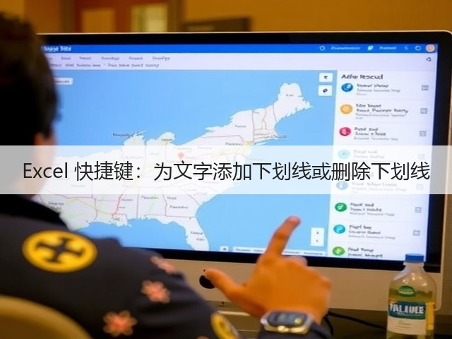 Excel 快捷键：为文字添加下划线或删除下划线(图3)