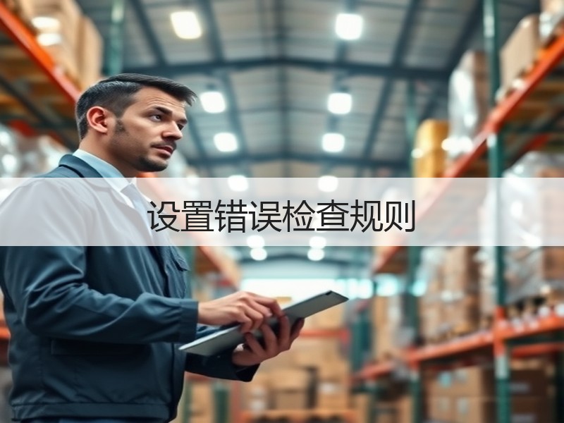 设置错误检查规则 - 诺云壹观办公网