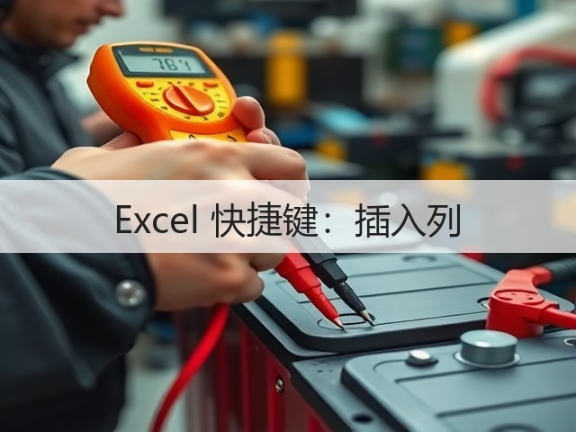 Excel 快捷键:插入列(图3) Excel 快捷键:插入列(图3)
