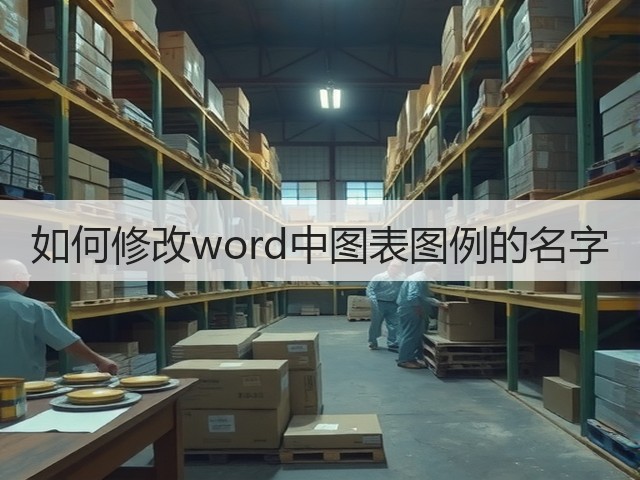 如何修改word中图表图例的名字(图3)