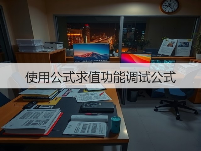 使用公式求值功能调试公式(图3)