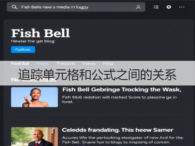 追踪单元格和公式之间的关系(图1)