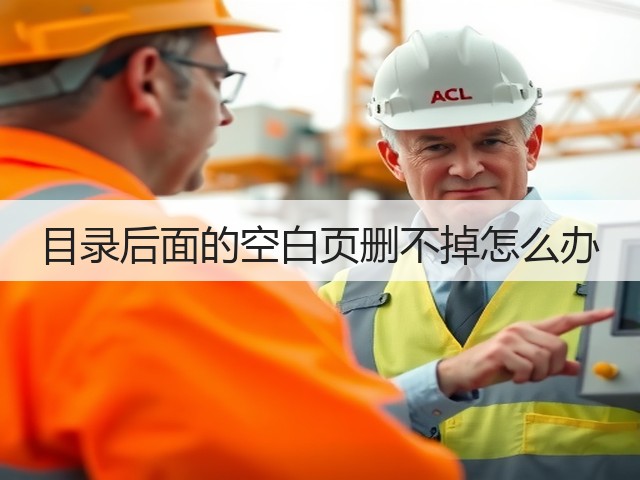 目录后面的空白页删不掉怎么办(图2)