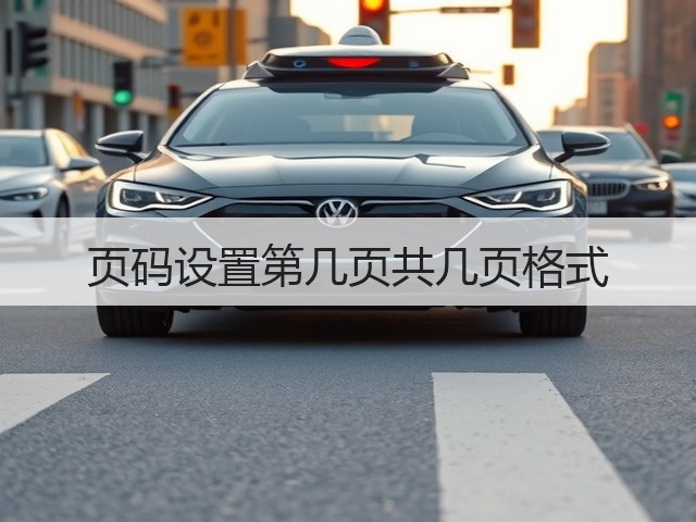 页码设置第几页共几页格式(图3) 页码设置第几页共几页格式(图3)