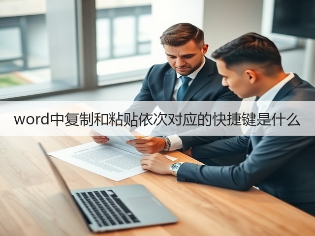 word中复制和粘贴依次对应的快捷键是什么(图1)