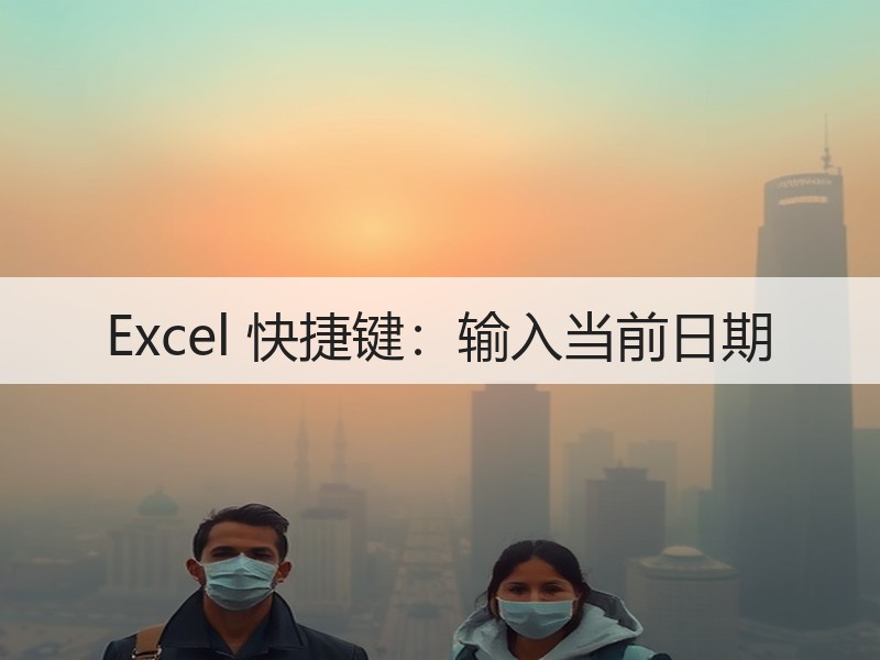 Excel 快捷键：输入当前日期 - 诺云壹观办公网