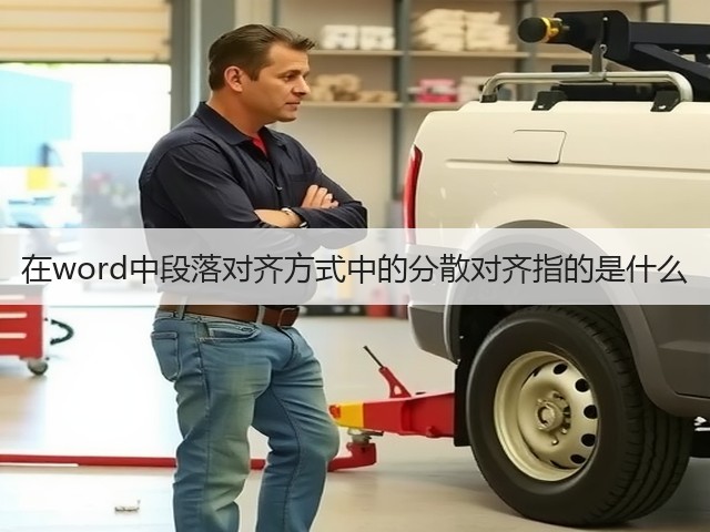 在word中段落对齐方式中的分散对齐指的是什么(图1) 在word中段落对齐方式中的分散对齐指的是什么(图1)