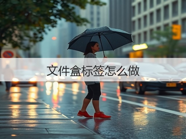 文件盒标签怎么做(图2) 文件盒标签怎么做(图2)