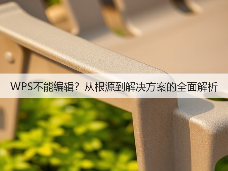 WPS不能编辑？从根源到解决方案的全面解析 - 诺云壹观办公网
