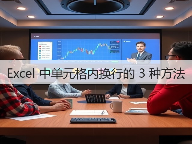 Excel 中单元格内换行的 3 种方法(图3) Excel 中单元格内换行的 3 种方法(图3)