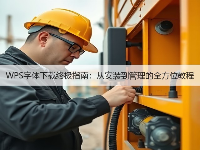 WPS字体下载终极指南:从安装到管理的全方位教程(图2) WPS字体下载终极指南:从安装到管理的全方位教程(图2)