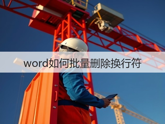 word如何批量删除换行符(图1)