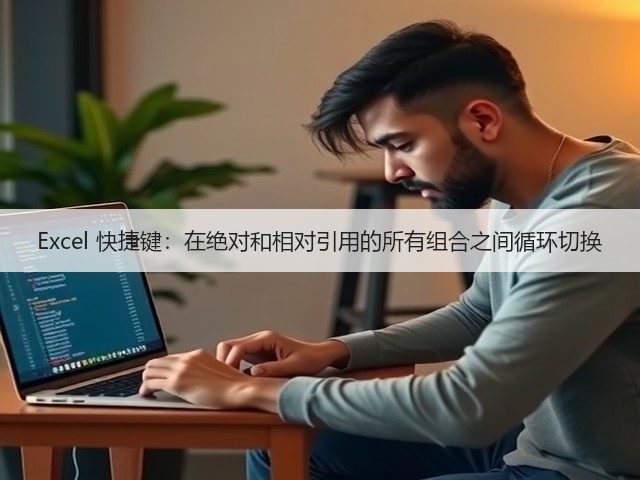 Excel 快捷键:在绝对和相对引用的所有组合之间循环切换(图2) Excel 快捷键:在绝对和相对引用的所有组合之间循环切换(图2)