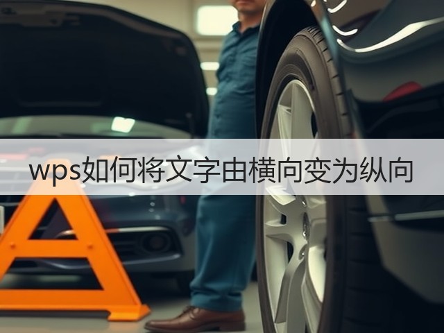 wps如何将文字由横向变为纵向(图3) wps如何将文字由横向变为纵向(图3)