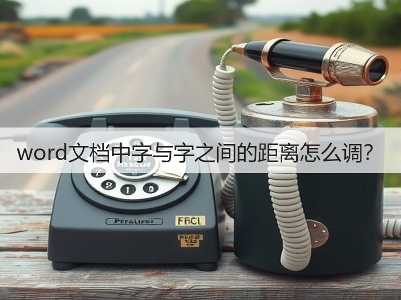 word文档中字与字之间的距离怎么调？ - 诺云壹观办公网