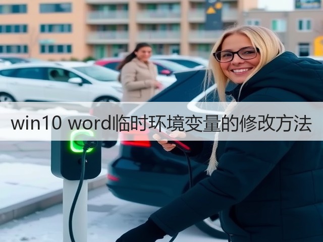 win10 word临时环境变量的修改方法(图1) win10 word临时环境变量的修改方法(图1)