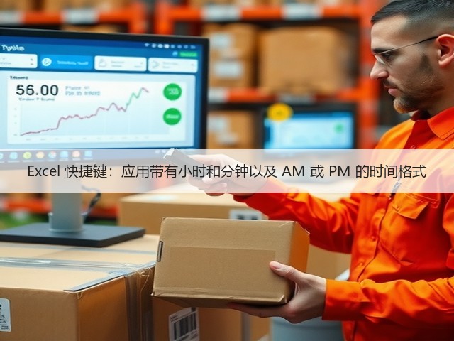 Excel 快捷键：应用带有小时和分钟以及 AM 或 PM 的时间格式(图3)