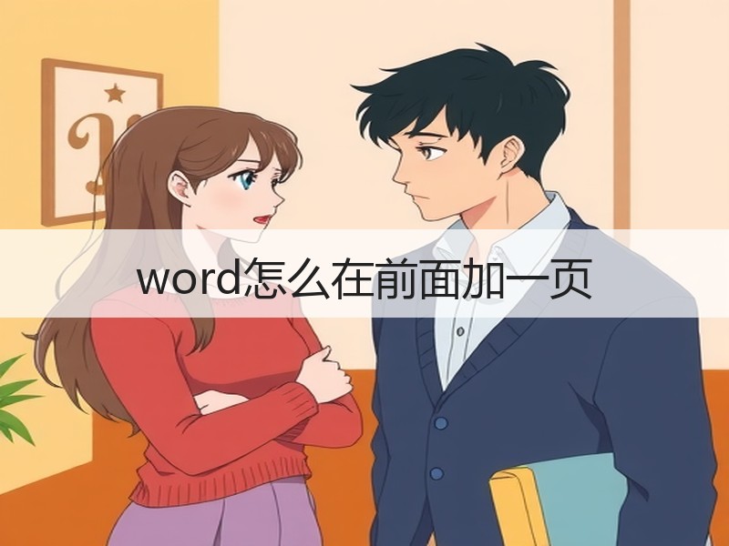 word怎么在前面加一页 - 诺云壹观办公网