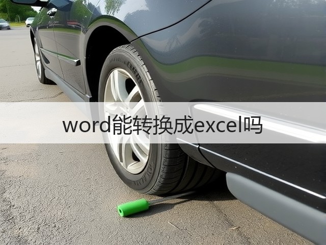 word能转换成excel吗(图3) word能转换成excel吗(图3)