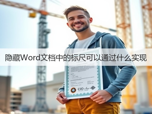 隐藏Word文档中的标尺可以通过什么实现(图2) 隐藏Word文档中的标尺可以通过什么实现(图2)