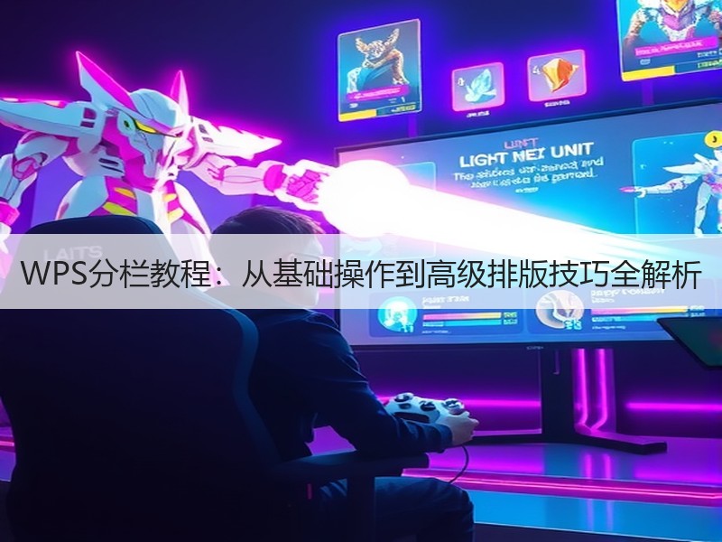 WPS分栏教程：从基础操作到高级排版技巧全解析 - 诺云壹观办公网