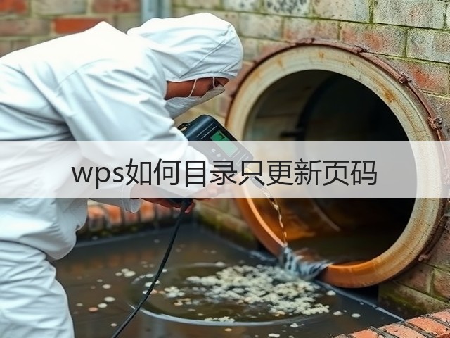 wps如何目录只更新页码(图2) wps如何目录只更新页码(图2)