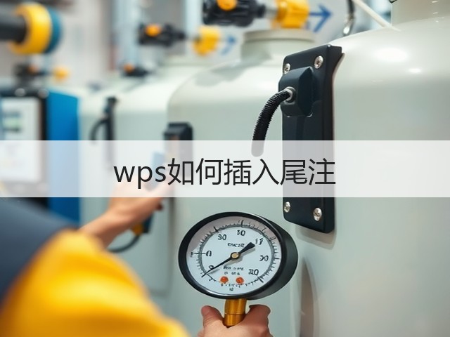 wps如何插入尾注(图1) wps如何插入尾注(图1)