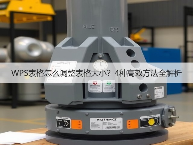 WPS表格怎么调整表格大小?4种高效方法全解析(图1) WPS表格怎么调整表格大小?4种高效方法全解析(图1)