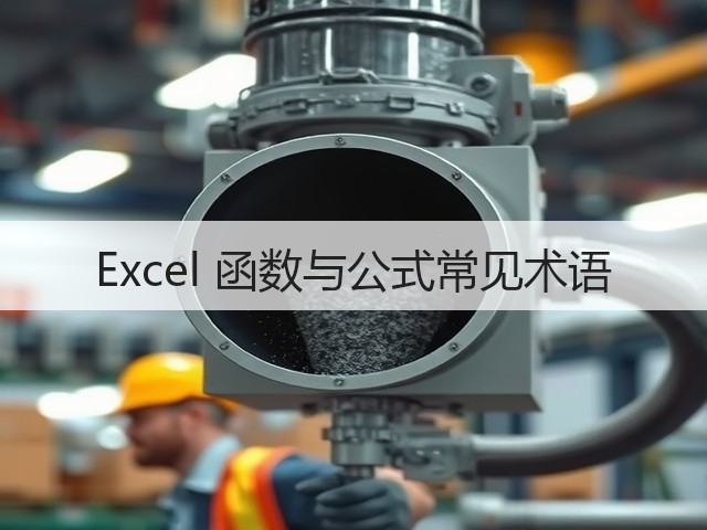 Excel 函数与公式常见术语(图1) Excel 函数与公式常见术语(图1)