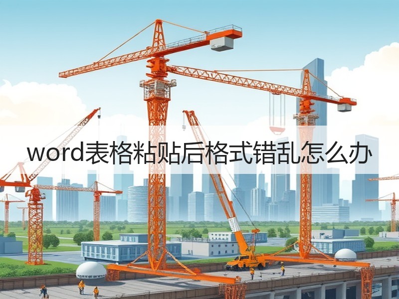 word表格粘贴后格式错乱怎么办 - 诺云壹观办公网