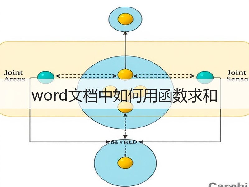 word文档中如何用函数求和 - 诺云壹观办公网