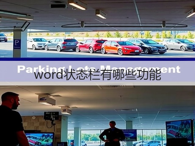 word状态栏有哪些功能(图1)