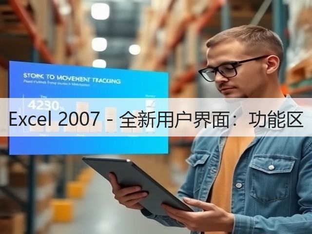 Excel 2007 - 全新用户界面:功能区(图1) Excel 2007 - 全新用户界面:功能区(图1)