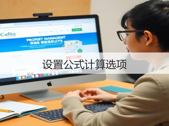 设置公式计算选项(图2) 设置公式计算选项(图2)