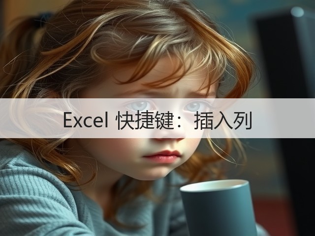 Excel 快捷键:插入列(图1) Excel 快捷键:插入列(图1)