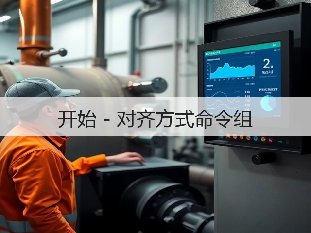 开始 - 对齐方式命令组(图2)